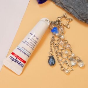 Keychain Holder for Aquaphor Lip Repair- Polypropylene Cap Accessory - Fit 0.35 oz Lip Balm Keychain